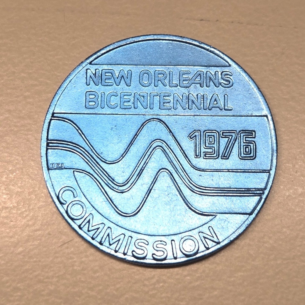 New Orleans Bicentennial Commission 1976 Commemorative Medal Coin‎